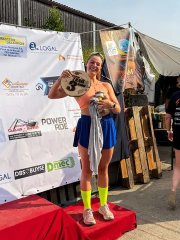 Zélie Staes à La Fourmi Trail des Collines