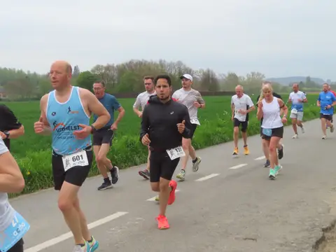 Florian Desplanque et Florian Genicq à La Foulée Anvinoise