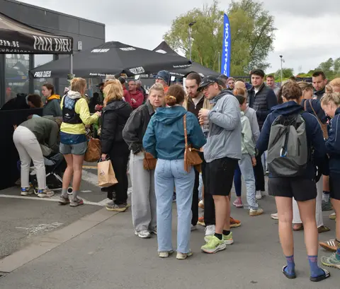Arthur Prade, Dorian Blocqueau et Lisa Allard à Bon Secours Nature Race