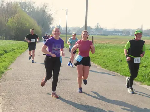 Elisa Lécolier et Estelle Hocq à Jogging de l'Institut Libre des Métiers