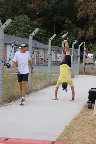 Loïc Lécolier et Lucien Van Lier à Vloethemveld Backyard