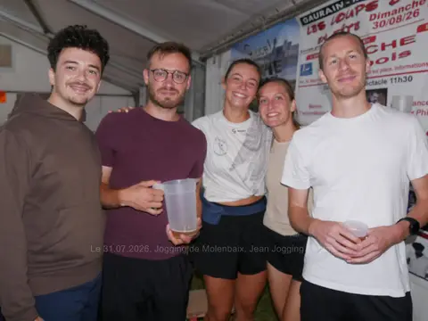 Florian Desplanque, Florian Genicq et 3 autres à Le jogging de Molenbaix