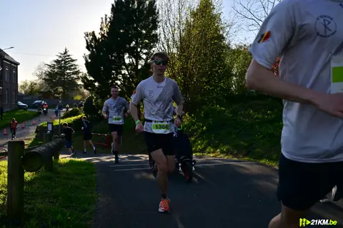 Loïc Lécolier et Lucien Van Lier à Semi-Marathon de Dour