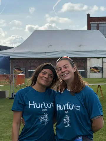 Thaïs Dendauw et Zélie Staes à Hurluban Trail
