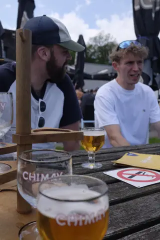 Lucien Van Lier et Maxence Dubuisson à Trail de Chimay