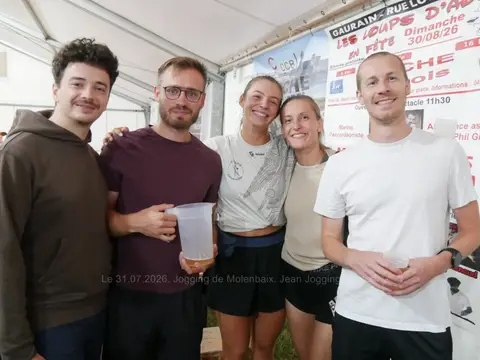 Florian Desplanque, Florian Genicq et 3 autres à Le jogging de Molenbaix