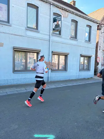 Enzo Colin à Semi-marathon d'Estaimpuis