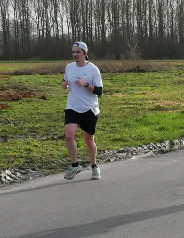 Florian Desplanque à Jogging des AS Velainois