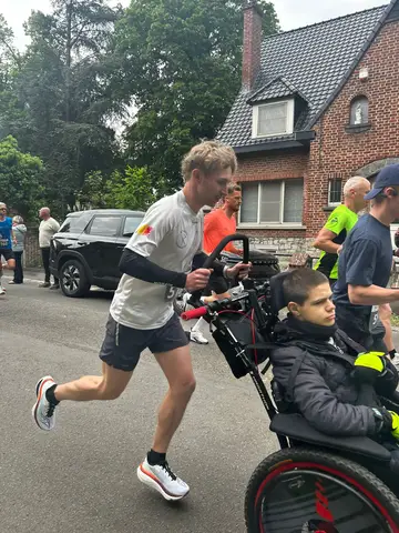 Eloi Ris et Lucien Van Lier à La Fabriek Solidarity Run