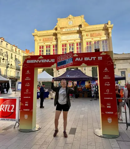 Elisa Lécolier à Béziers Urban Trail