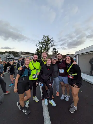 Maureen Lescaut et Pierre-Yves Cuignet à Night Marathon Spa-Francorchamps