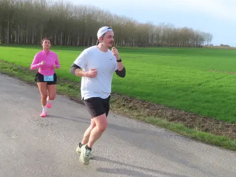 Florian Desplanque à Jogging des AS Velainois