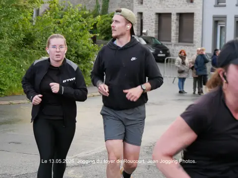 Dayvin Lievens et Louise Verdoncq à Le jogging du Foyer