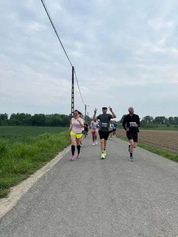 Arthur Prade et Zélie Staes à La Fabriek Solidarity Run