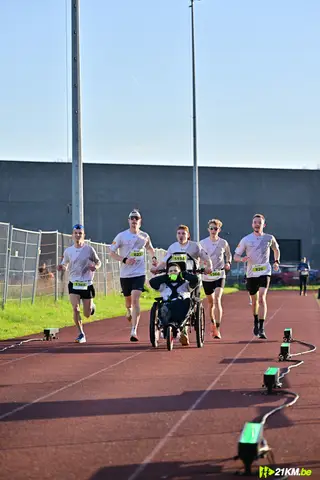 Alexis Van Lier, Boris Thoumsin et 4 autres à Semi-Marathon de Dour
