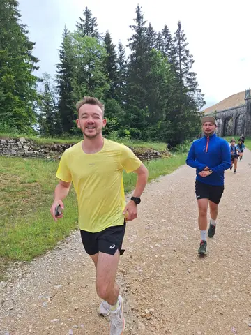 Enzo Colin et Loïc Lécolier à La Transju'Trail