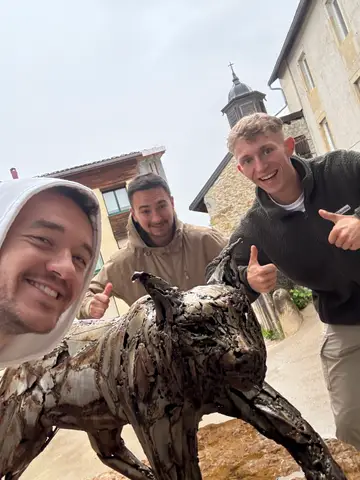 Enzo Colin, Loïc Lécolier et Lucien Van Lier à La Transju'Trail