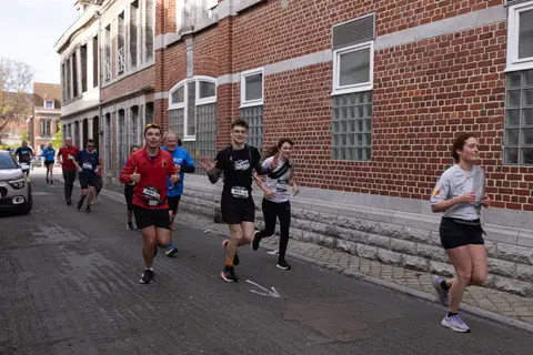 Lisa Allard à Tournai Générale Urban Trail