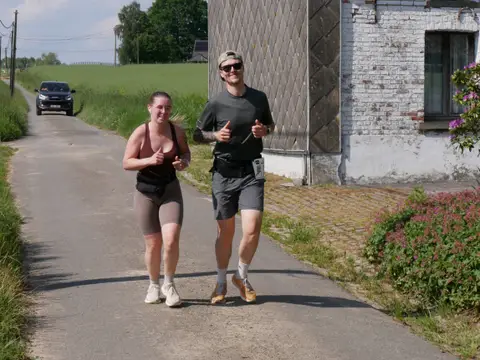Dayvin Lievens et Louise Verdoncq à L'Enfer des Collines