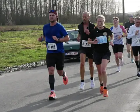 Enzo Colin à Jogging des AS Velainois