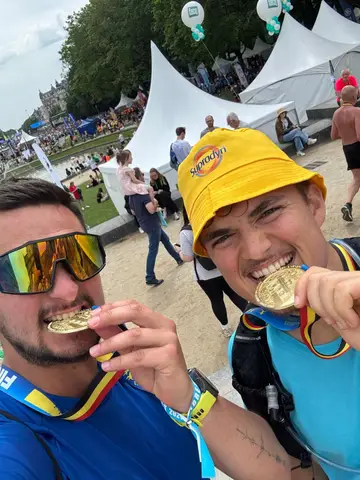 Enzo Colin et Louison Richart à 20 km de Bruxelles
