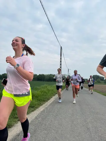 Lucien Van Lier, Sylvia Lories et Zélie Staes à La Fabriek Solidarity Run