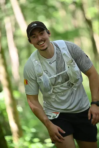 Julian Blocqueau à Quintine Trail du diable au SUKre