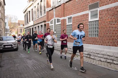 Odile Hallet à Tournai Générale Urban Trail
