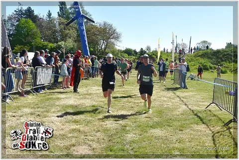 Arthur Prade et Florian Desplanque à Quintine Trail du diable au SUKre