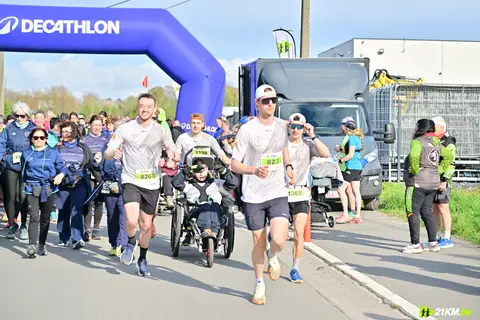Alexis Van Lier, Boris Thoumsin et 3 autres à Semi-Marathon de Dour