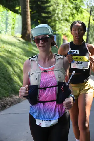 Sylvia Lories à Tournai Half Marathon