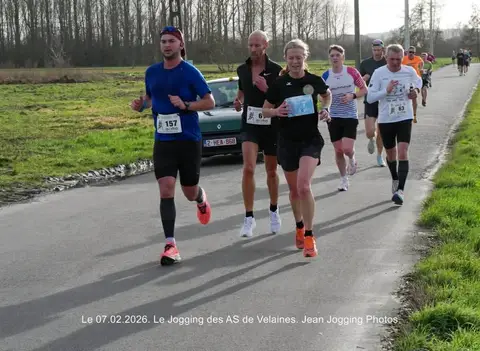 Enzo Colin à Jogging des AS Velainois