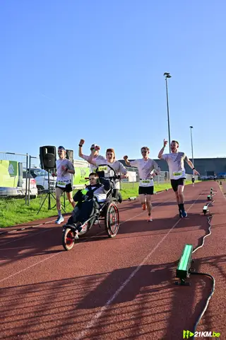 Alexis Van Lier, Boris Thoumsin et 4 autres à Semi-Marathon de Dour