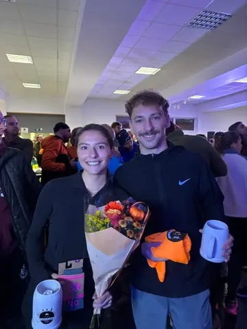 Esteban Laurent et Secilia Panepinto à Urbanbayern Trail des Collines