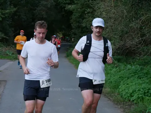 Florian Desplanque et Théo Van Daele à Les 10 km de Templeuve