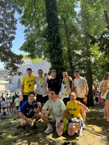 Arthur Prade, Florian Desplanque et 6 autres à Tournai Half Marathon