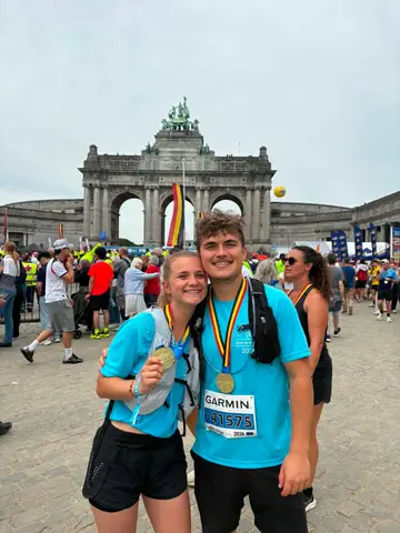 Louison Richart et Léa Dupriez à 20 km de Bruxelles