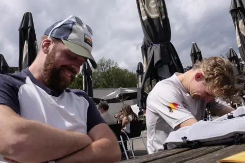 Lucien Van Lier et Maxence Dubuisson à Trail de Chimay