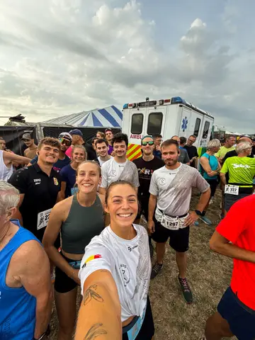 Enzo Colin, Florian Desplanque et 5 autres à Le jogging de Molenbaix