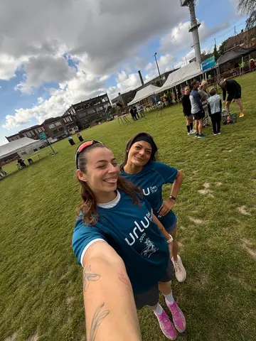 Thaïs Dendauw et Zélie Staes à Hurluban Trail