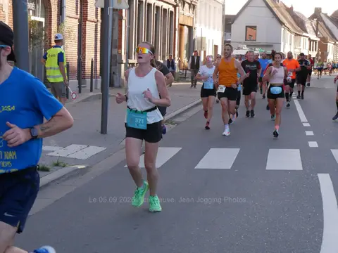 Lydie Lesne à Les 10 km de Templeuve