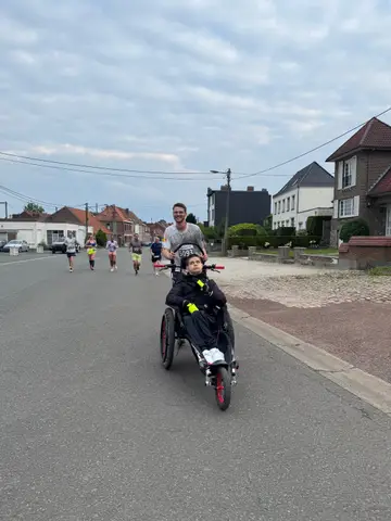 Eloi Ris et Mathéo Fournier à La Fabriek Solidarity Run