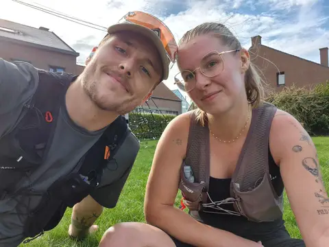 Dayvin Lievens et Louise Verdoncq à Les 20 km de Velaines