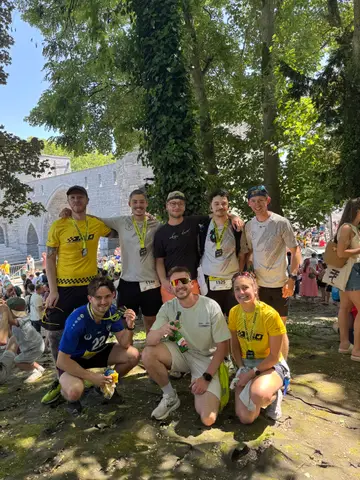 Arthur Prade, Florian Desplanque et 6 autres à Tournai Half Marathon