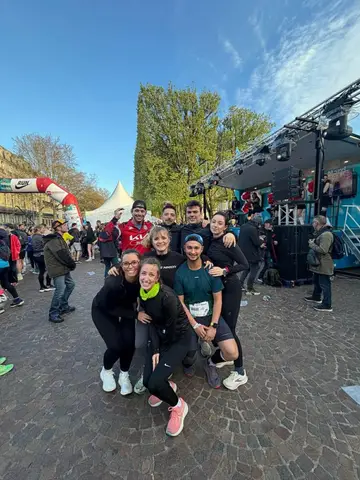 Enzo Colin, Louise Dupont et Léa Dupriez à Urban Trail de Lille