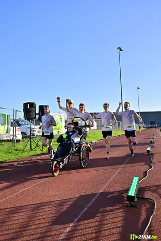 Alexis Van Lier, Boris Thoumsin et 4 autres à Semi-Marathon de Dour