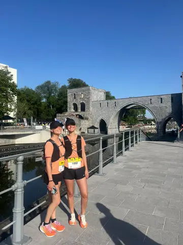 Kelly Kin et Saskia Kin à Tournai Half Marathon