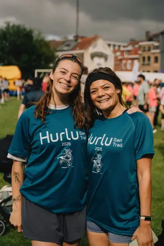 Thaïs Dendauw et Zélie Staes à Hurluban Trail