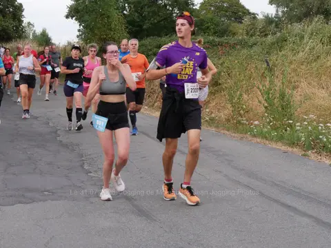 Tom Calon et Éloïse Espeel à Le jogging de Molenbaix