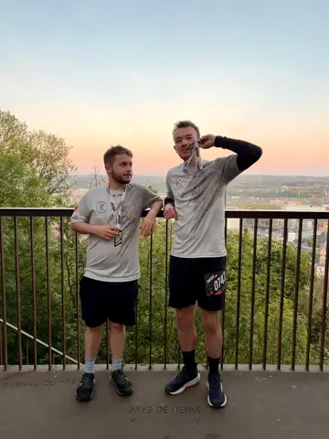 Edouard Rasson-Blaton et Loïc Lécolier à BueRun